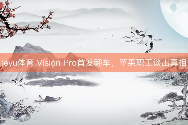 leyu体育 Vision Pro首发翻车，苹果职工谈出真相